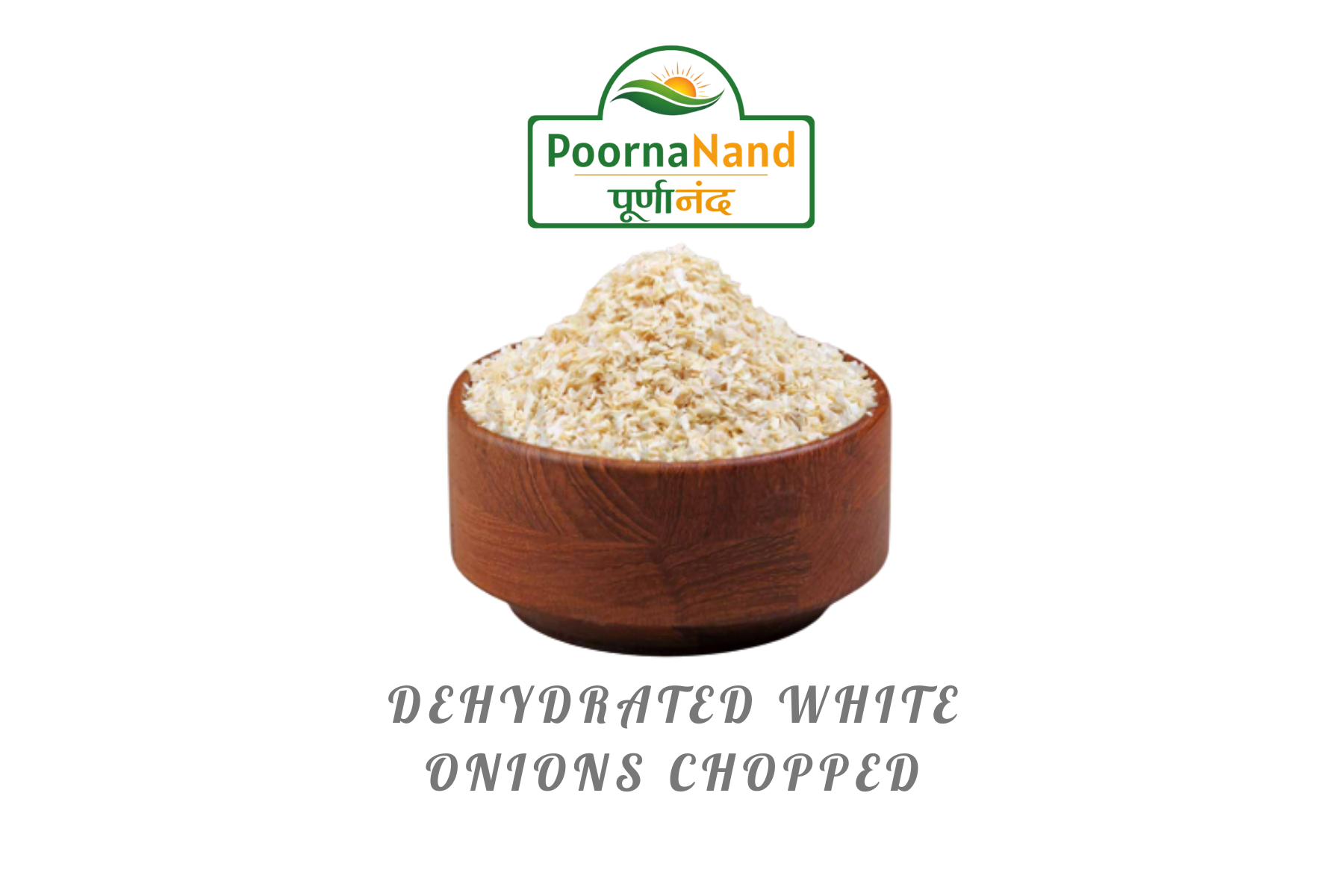 Poornanand Dehydrated White Onion Chopped