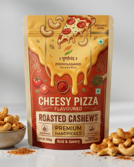 POORNANAND® Premium Cheezy Pizza Cashews
